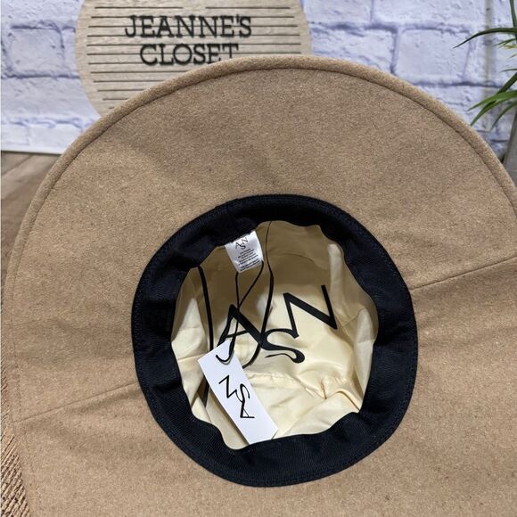ASN THE HARPER Women’s Cowboy Style Floppy Hat Tan OSFM New With Tags packable main image 7